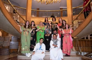Clientes en la fiesta del crucero