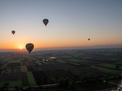 Globos volando Egipto