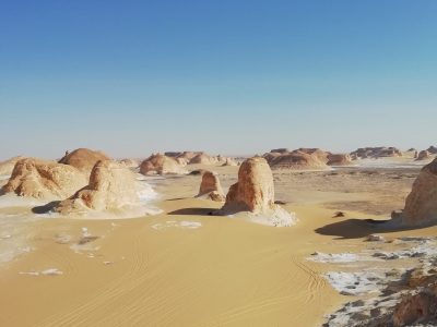 Desierto blanco en Egipto